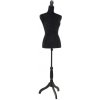 Dámska krajčírska/aranžérska busta/figurína, čierna-ForU-30028