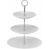 Podnos 3 poschodia okrúhly 17cm, 21cm, 26,5cm porcelán BÍ