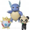 Jazwares Pokémon akčné figúrky Togepi, Pancham, Wartortle 5 - 7 cm