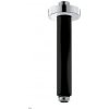 Kludi A-Qa - Sprchové rameno stropné, 15 cm, chróm/matná čierna 6651587-00