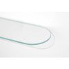 Amirro Cover Oválna sklenená polica 11x59 cm, oválna, 100-098