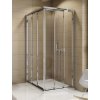SANSWISS TOP-LINE TOE3 80cm pravé sprchové dvere do kombinácie / kút rohový - 01 – matný elox - 22 – sklo matné Durlux