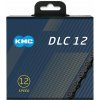 KMC X12 DLC 12-speed reťaz, čierna-červená, 126 článkov