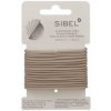 Tenké gumičky do vlasov Sibel - 50 mm, 16 ks, blond (4441216)