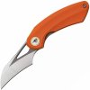 Bestech BIHAI 14C28N Grey DLC stonewash+Satin G10 Orange BG53B-2