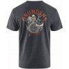 Grundéns tričko Octo-Trout SS T-Shirt Heather Charcoal