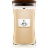 Woodwick Vanilla Bean vonná sviečka s dreveným knotom 609.5 g