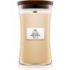 Woodwick Vanilla Bean vonná sviečka s dreveným knotom 609,5 g