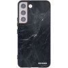 Picasee silikónový čierny obal pre Samsung Galaxy S22 5G - Black marble