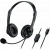GENIUS headset HS-230U/ USB-C/ délka kabelu 2,4 m