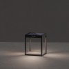 KLEWE LED solárna lampa RADIA GROUND, antracitová, 25 cm hliník IP65 - 3101008