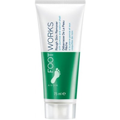 Avon Foot Works Rough Skin Remover obrusujúci krém na päty 75 ml