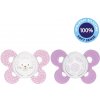 Chicco Physio Comfort silikon dievča mačka/bodky 2 ks V000904