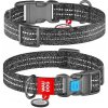 Obojok bavlna 20mmx28-40cm WAUDOG šedý