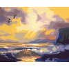 ZUTY Maľovanie podľa čísel - VTÁKY LETIACE NAD MOROM PRI SÚMRAKU (D. RUSTY RUST) Rámovanie: vypnuté plátno na rám, Rozmer: 80x100 cm