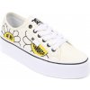 DC Manual Platform white black flower