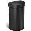 Simplehuman Koše - Bezdotykový kôš s pohybovým ovládaním, 45 l, s vreckom na vrecia, matná čierna ST2044