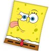 Carbotex · Veľká coral fleece deka SpongeBob - motív Emoji - 150 x 200 cm