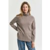 ROLÁK GANT DETAIL KNIT TURTLENECK TAUPE BEIGE