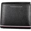 Čierna pánska kožená peňaženka Tommy Hilfiger 12 x 10 cm