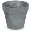 PlasticFuture Kvetináč Cube New sivý, 20 cm