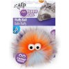 AFP hračka pre mačky Fluffy Furry Ball s kocúrnikom 9,5 cm