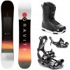 Gravity Bandit 24/25 snowboard + Raven Fastec FT360 black vázání + Raven Flush MOZ boty - 152 cm + XL (EU 43-46)