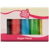 Cakesupplies Sada základných farebných hmôt na poťahovanie a modelovanie 500 g - cukrová pasta