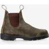 Blundstone 585 členková obuv s elastickým prvkom hnedá