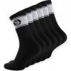 Stark Soul® Retro Look Crew Perfektné Pánske Retro Ponožky 3 páry čierne Farba: čierna, Veľkosť: 43 - 46