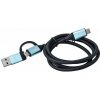 i-tec kábel USB-C na USB-C s integrovanou redukciou na USB-A/3.0 (C31USBCACBL)