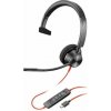 Poly Blackwire 3310 MS Teams náhlavní souprava, USB-C/A adaptér, mono (8X216AA)