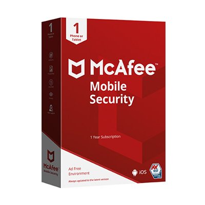 MCAFEE MOBILE SECURITY 1 lic. 12 mes.