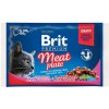 Brit Premium Cat Delicate Fillets in Gravy Turkey and Chicken, Beef and Peas 4 x 100 g