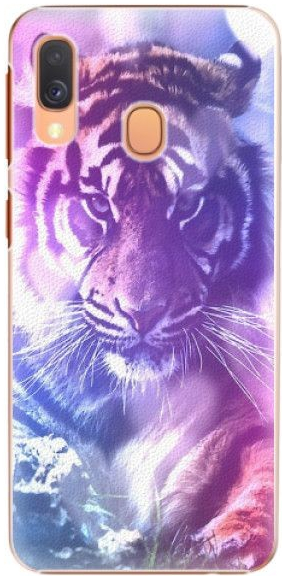 Púzdro iSaprio Purple Tiger - Samsung Galaxy A40