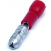 Tracon electric Izolované Cu lisovacie banániky červené 1,5mm² 1,5mm2 / L=22,6mm