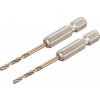 DeWALT Vrták do kovu so šesťhrannou stopkou Black&Gold 2,5 mm, 2 ks