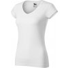 MALFINI ADLER 162 FIT V-NECK DÁMSKE BAVLNENÉ TRIČKO BIELE 00 - L