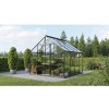 Skleník Vitavia Meridian 1 6700 sklenený 3 mm 257x258 cm čierny
