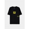 Cyberpunk 2077 - Men's Short Sleeved T-shirt (Loose fit) Velikost: 2XL, Barva: Black