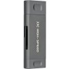 JJC USB čítačka kariet, USB-C, Micro USB - SD, micro SD, sivá