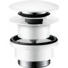 Hansgrohe - Odtoková súprava Push-Open pre umývadlové a bidetové batérie, matná biela 50100700
