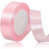 Sátenová stuha - Svetloružová (Baby Pink) 2cm / 22m