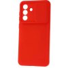 TopQ Zadný kryt Camshield Soft pre Samsung S25 červený