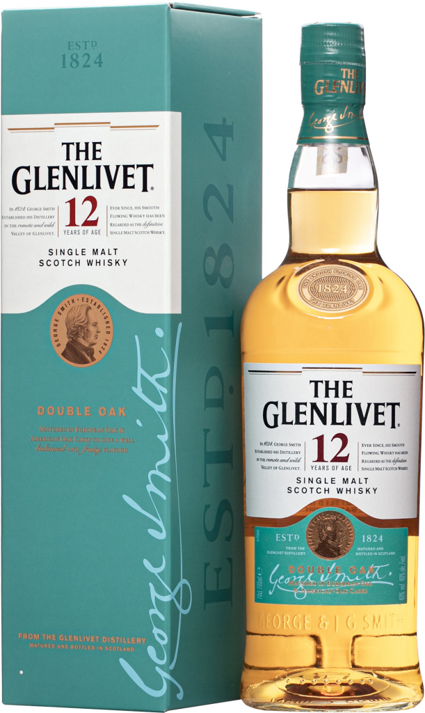 The Glenlivet 12y Double Oak 40% 0,7 l (kartón)