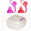 Zebra&Me ChooMee SoftSip náustky na vrecko v puzdre 2 ks Red-purple