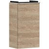 Hansgrohe Xelu Q - Umývadlová skrinka, 63x34x27 cm, 1 dvierka, pánty vpravo, prírodný dub/chróm 54017000