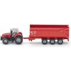 SIKU Farmer 1844 - Traktor Massey Ferguson s prívesom, mierka 1:87