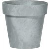 PlasticFuture Kvetináč Cube New sivý, 20 cm