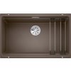 Blanco Etagon 700 Silgranitový drez, 73x46 cm, s pojazdmi, kávová 525176